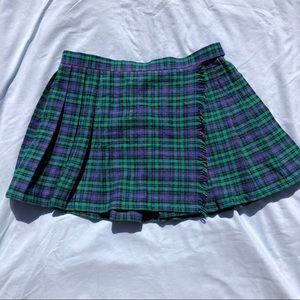 UO plaid skirt